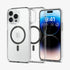ACS04825 - iPhone 14 Pro Max Case Ultra Hybrid (MagFit) in white showing the back